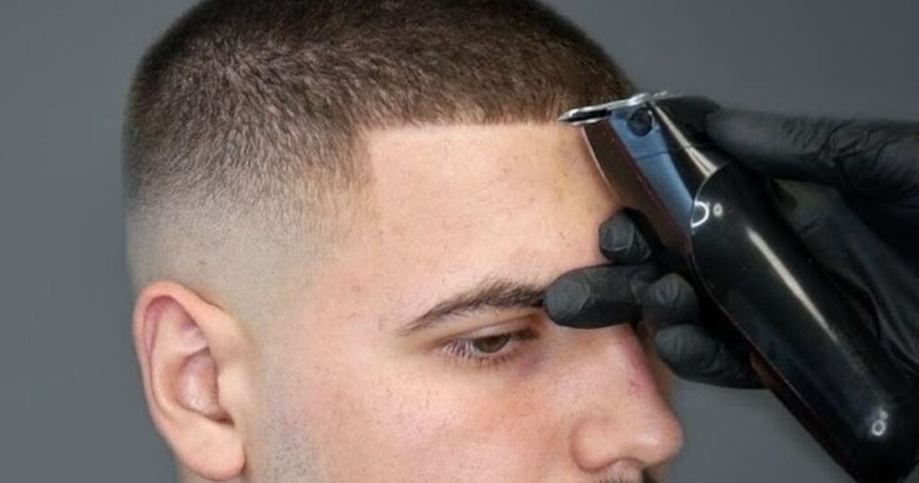 Tousled Brush Up with Short Sides