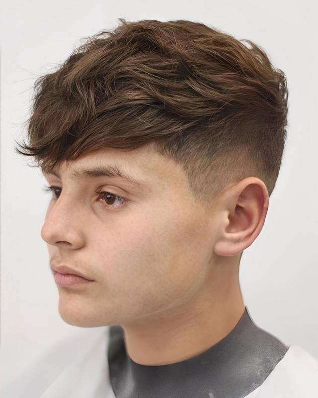 Angular Mid Taper & Textured Fringe