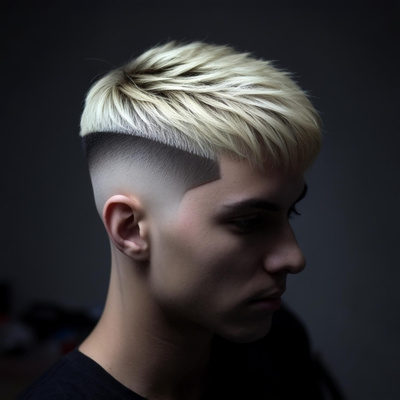 Blonde Buzz Cut
