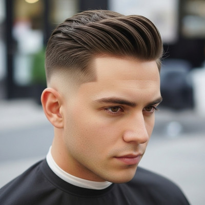 Low Fade Comb Over