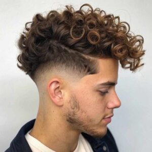 Low Temp Fade with Thick, Medium Curls