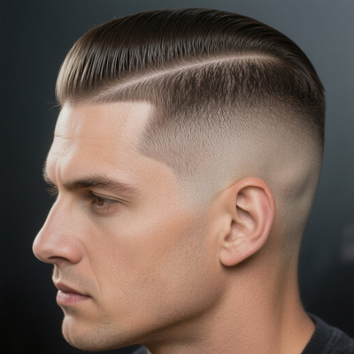 Sleek Mohawk Burst Fade: Smooth Lines and Refined Tapers for Elegant Yet Bold Mohawk Variations