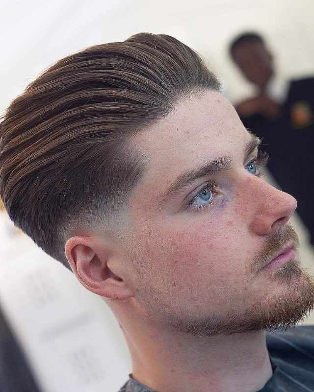 Slicked Back with Fringe