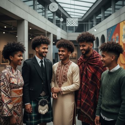 South of France: Cultural Classics with Curly Burst Fades and Iconic Mohawk Inspirations for Timeless Vibes