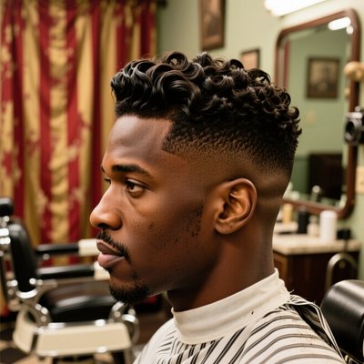 Thick Textured Fringe with Low Fade