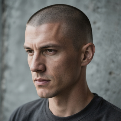 Very Short Buzz Cut All Over